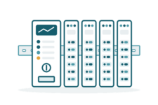 PLC rack illustration